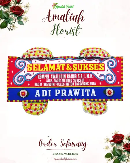 Papan Bunga Ucapan Selamat Kedungwaduk
